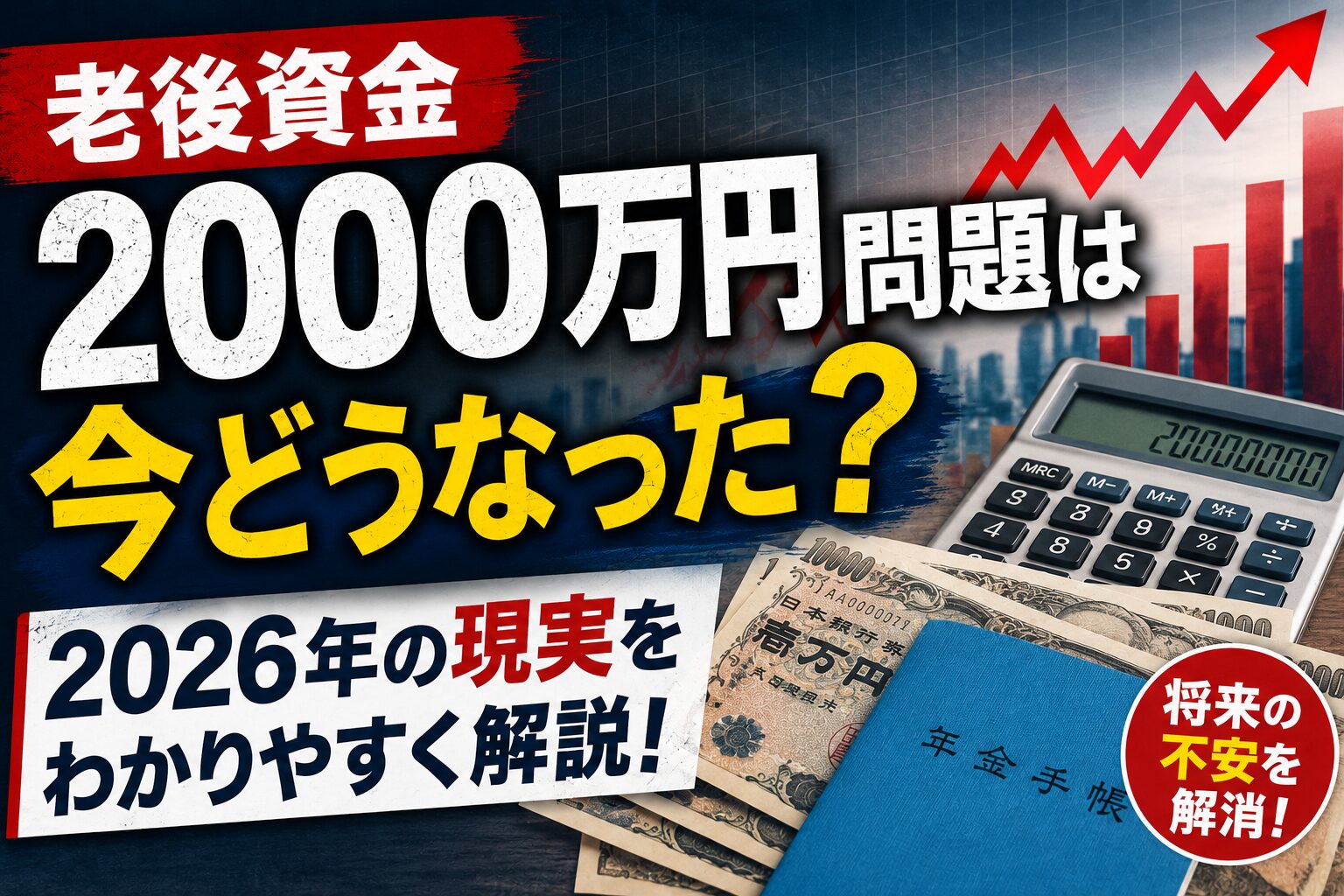 老後資金2000万円問題は今どうなった？｜2026年の現実を分かりやすく解説